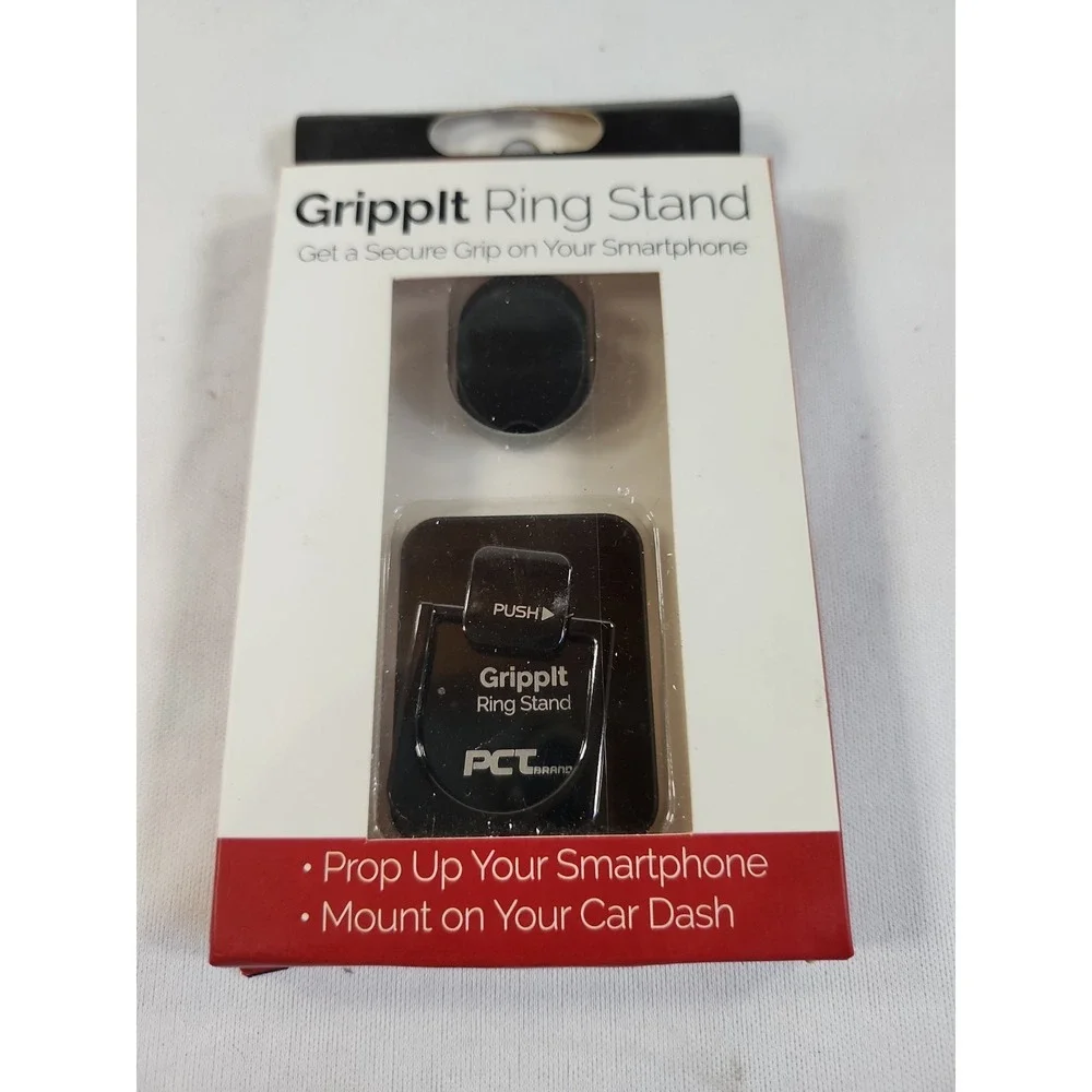 PCT Brand Gripp It Ring Stand Smartphone Car Dash Mount Prop Stand